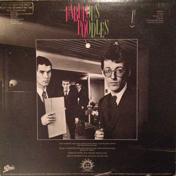 Fabulous Poodles : Mirror Stars (LP,Compilation,Promo)