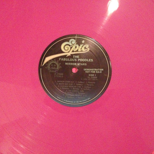 Fabulous Poodles : Mirror Stars (LP,Compilation,Promo)