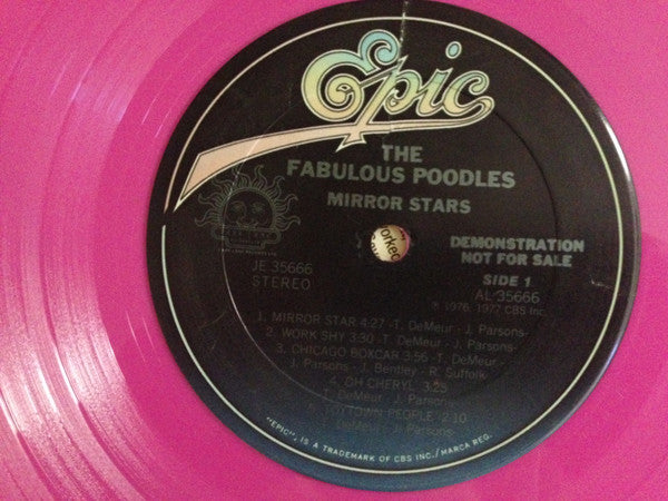 Fabulous Poodles : Mirror Stars (LP,Compilation,Promo)