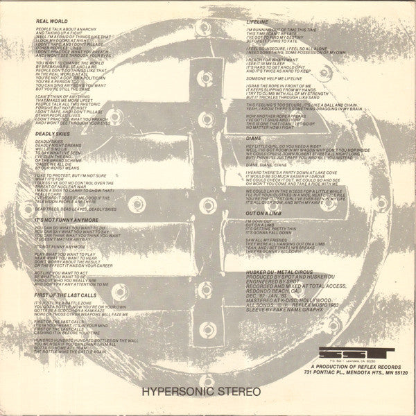 Hüsker Dü : Metal Circus (12",EP,45 RPM)
