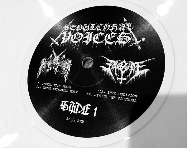 Master Of Cruelty / Fetid Zombie / Nocturnized / Vomit Church : Sepulchral Voices (LP,Limited Edition)