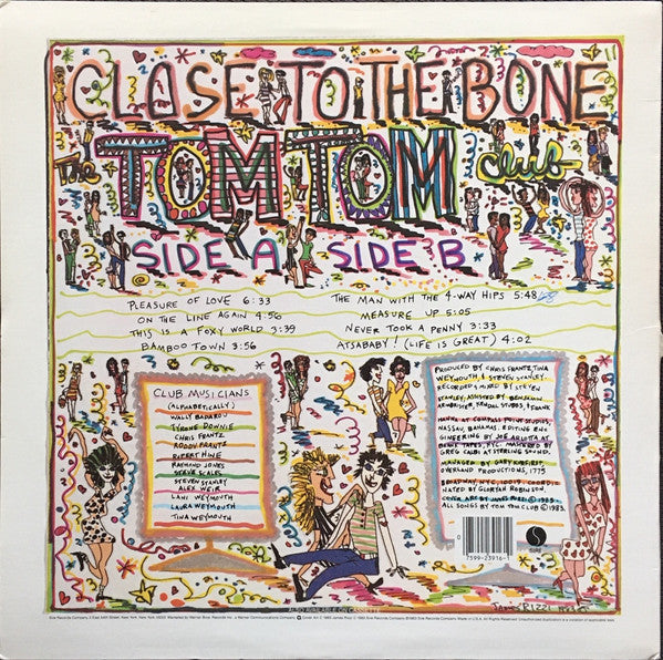 Tom Tom Club : Close To The Bone (LP,Album)