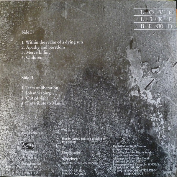Love Like Blood : Flags Of Revolution (LP,Album)