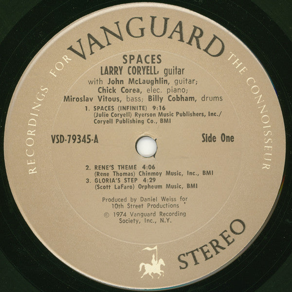 Larry Coryell : Spaces (LP,Album,Reissue)