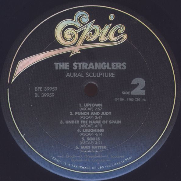 Stranglers, The : Aural Sculpture (LP,Album,Stereo)