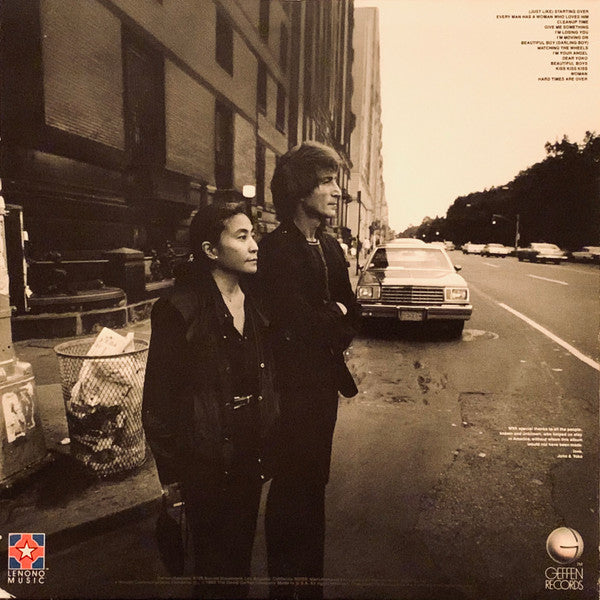 John Lennon & Yoko Ono : Double Fantasy (LP,Album)