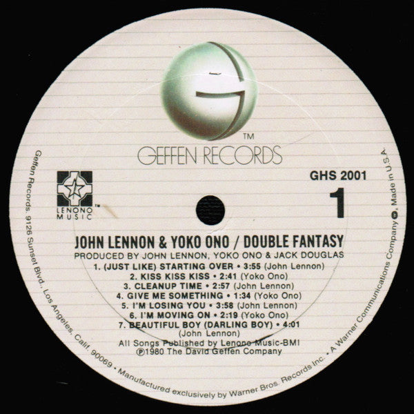 John Lennon & Yoko Ono : Double Fantasy (LP,Album)