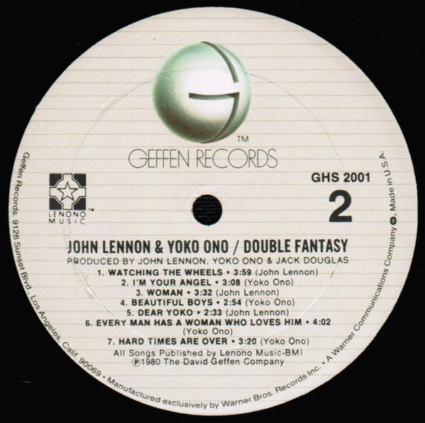 John Lennon & Yoko Ono : Double Fantasy (LP,Album)