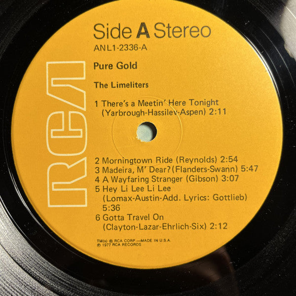 Limeliters, The : Pure Gold (LP,Compilation)
