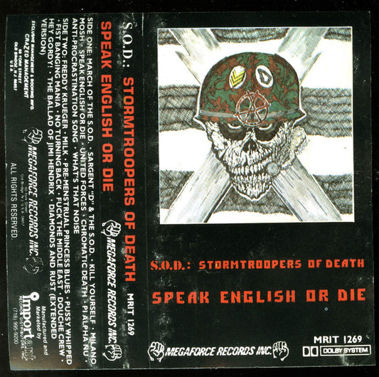 Stormtroopers Of Death : Speak English Or Die (Album)