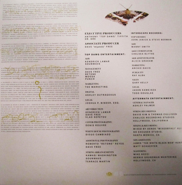 Kendrick Lamar : To Pimp A Butterfly (LP,Album)