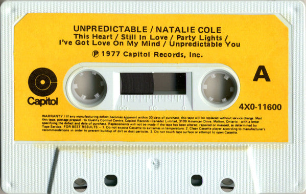 Natalie Cole : Unpredictable (Album)