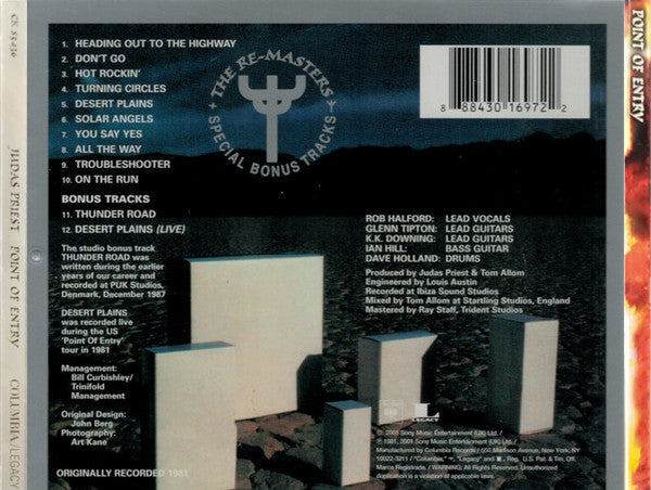 Judas Priest : Point Of Entry (Album,Reissue,Remastered)
