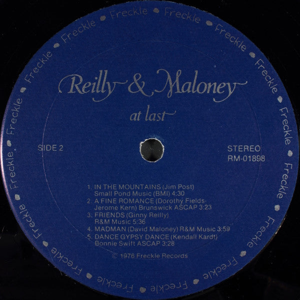Reilly & Maloney : At Last (LP,Album,Stereo)