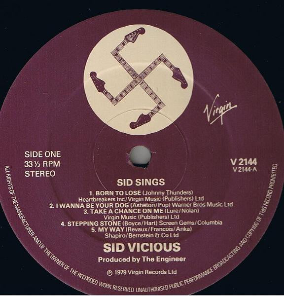 Sid Vicious : Sid Sings (LP,Album)