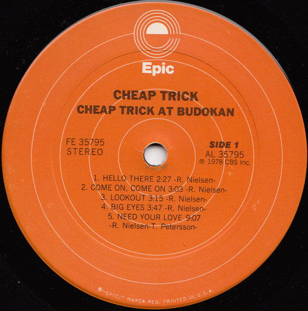 Cheap Trick : Cheap Trick At Budokan (LP,Album)
