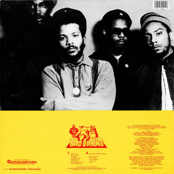 Bad Brains : Bad Brains (LP,Album,Reissue)