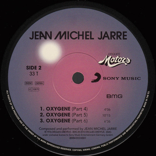 Jean-Michel Jarre : Oxygene (LP,Album,Reissue,Remastered)