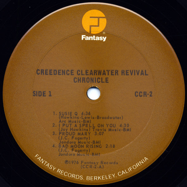 Creedence Clearwater Revival Featuring John Fogerty : Chronicle - The 20 Greatest Hits (LP,Compilation)