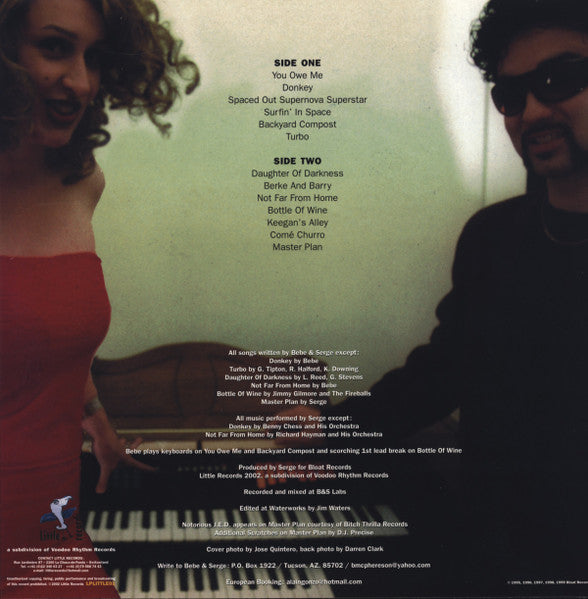 Bebe & Serge : Spaced Out Supernovasuperstar (LP)