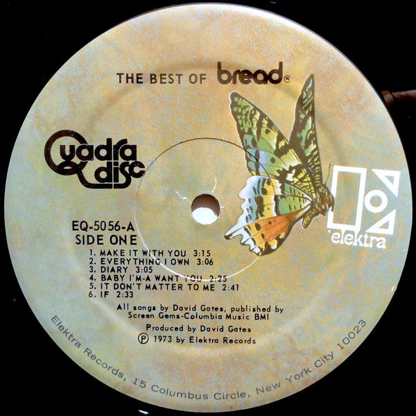 Bread : The Best Of Bread (LP,Compilation,Repress,Quadraphonic)