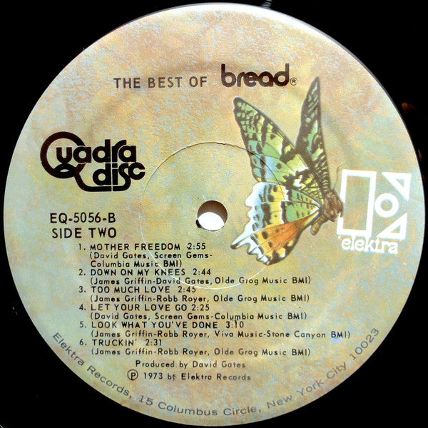 Bread : The Best Of Bread (LP,Compilation,Repress,Quadraphonic)