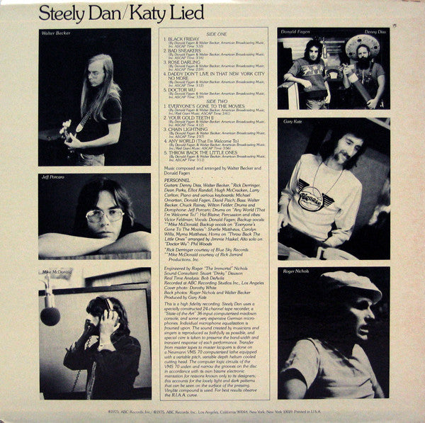 Steely Dan : Katy Lied (LP,Album,Stereo)