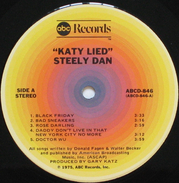 Steely Dan : Katy Lied (LP,Album,Stereo)
