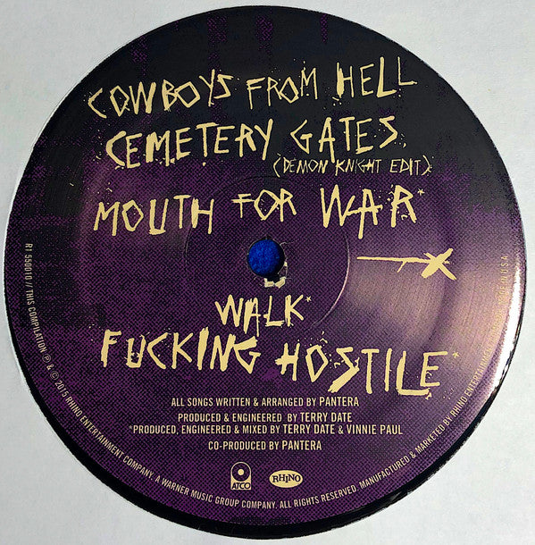 Pantera : History Of Hostility (LP,Compilation)