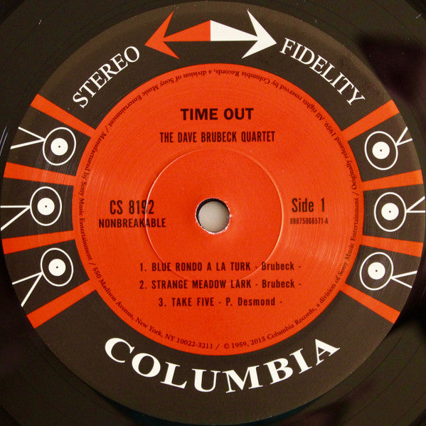 Dave Brubeck Quartet, The : Time Out (LP,Album,Limited Edition,Reissue,Stereo)