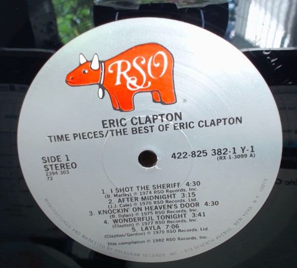 Eric Clapton : Time Pieces - The Best Of Eric Clapton (LP,Compilation,Reissue)