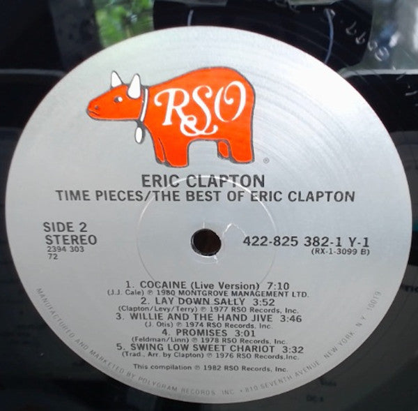 Eric Clapton : Time Pieces - The Best Of Eric Clapton (LP,Compilation,Reissue)