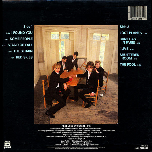 Fixx, The : Shuttered Room (LP,Album)