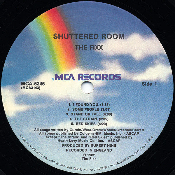 Fixx, The : Shuttered Room (LP,Album)