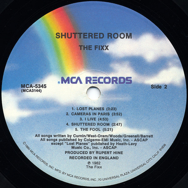 Fixx, The : Shuttered Room (LP,Album)