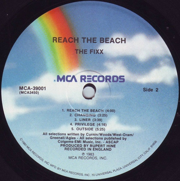 Fixx, The : Reach The Beach (LP,Album)