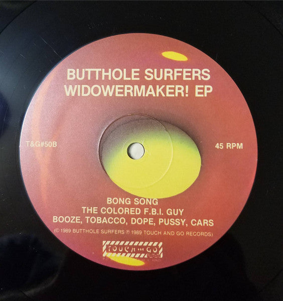 Butthole Surfers : Widowermaker! EP (12",45 RPM,EP)