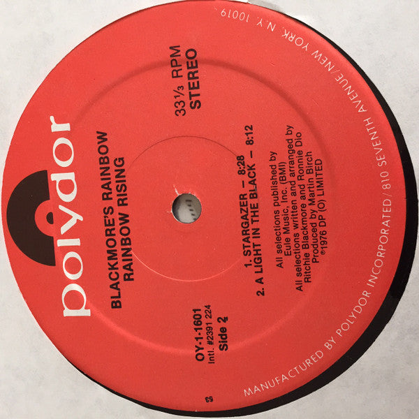 Rainbow : Rainbow Rising (LP,Album,Stereo)