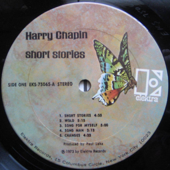 Harry Chapin : Short Stories (LP,Album)