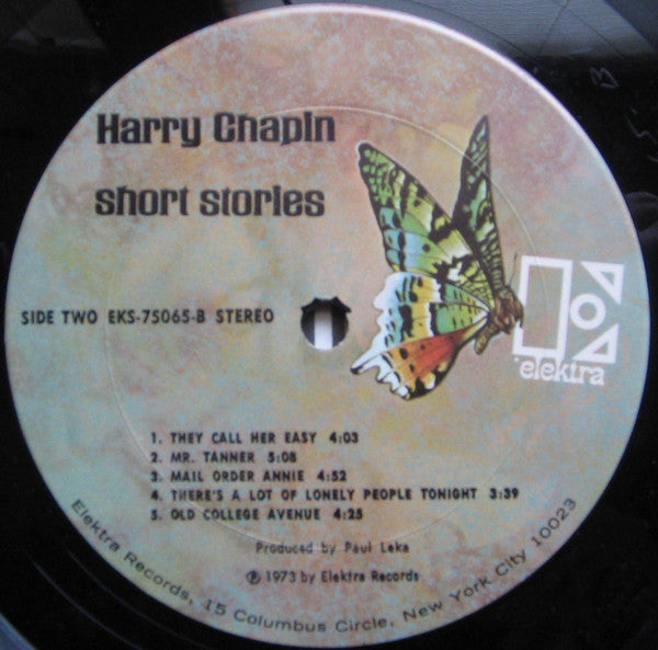 Harry Chapin : Short Stories (LP,Album)