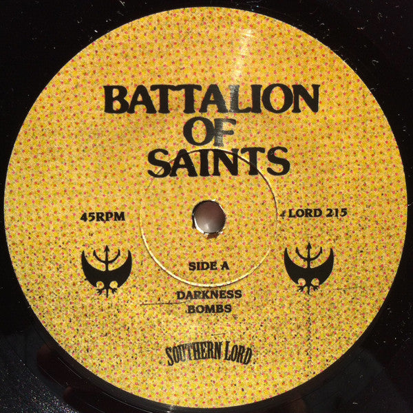 Battalion Of Saints : Battalion Of Saints (7",45 RPM,Limited Edition)