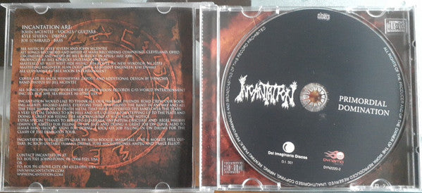 Incantation : Primordial Domination (Album,Reissue)