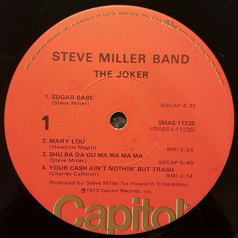 Steve Miller Band : The Joker (LP,Album)