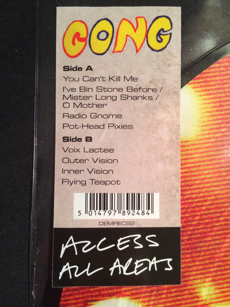 Gong : Access All Areas (LP,Limited Edition,Picture Disc,Reissue)