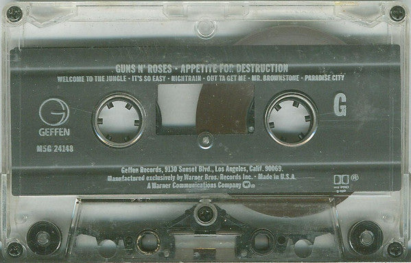 Guns N' Roses : Appetite For Destruction (Album)