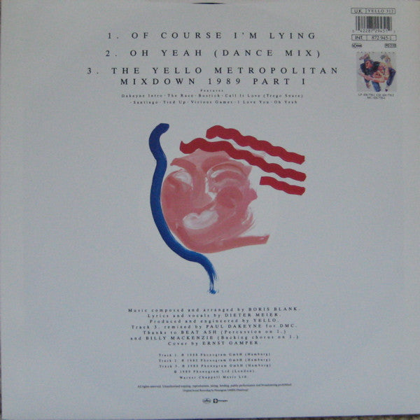 Yello : Of Course I'm Lying (12",45 RPM)