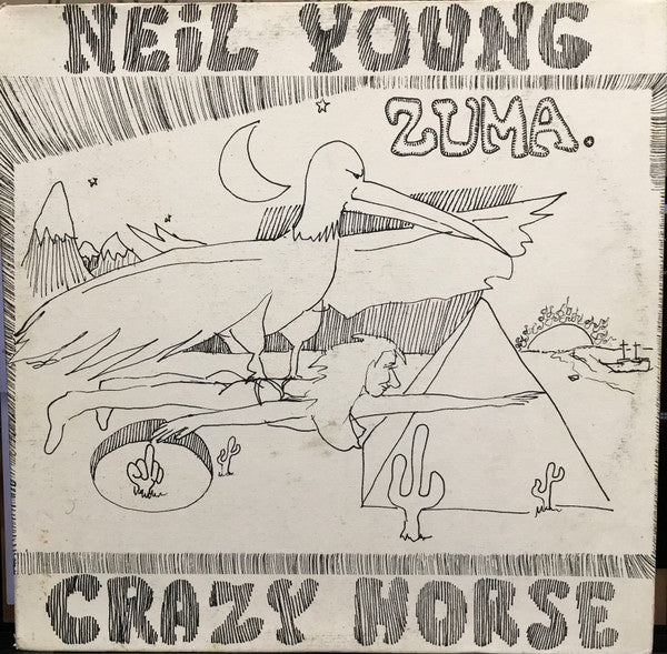 Neil Young With Crazy Horse : Zuma (LP,Album,Repress)