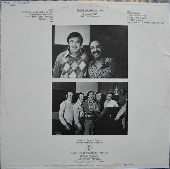 Jim Nabors : Peace In The Valley (LP,Album,Stereo)