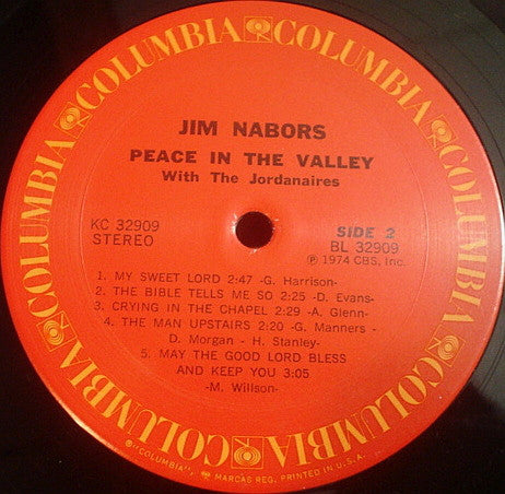 Jim Nabors : Peace In The Valley (LP,Album,Stereo)