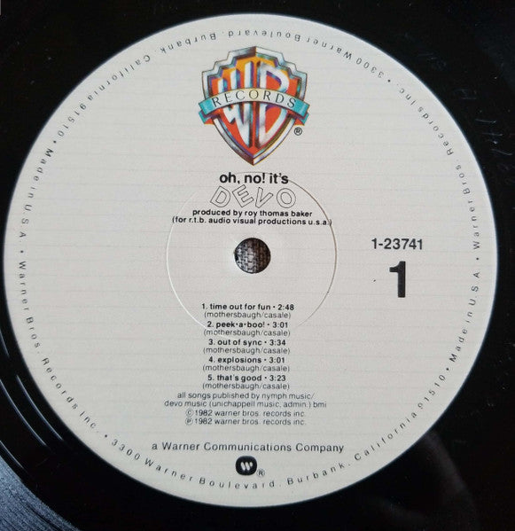 Devo : Oh, No! It's Devo (LP,Album)